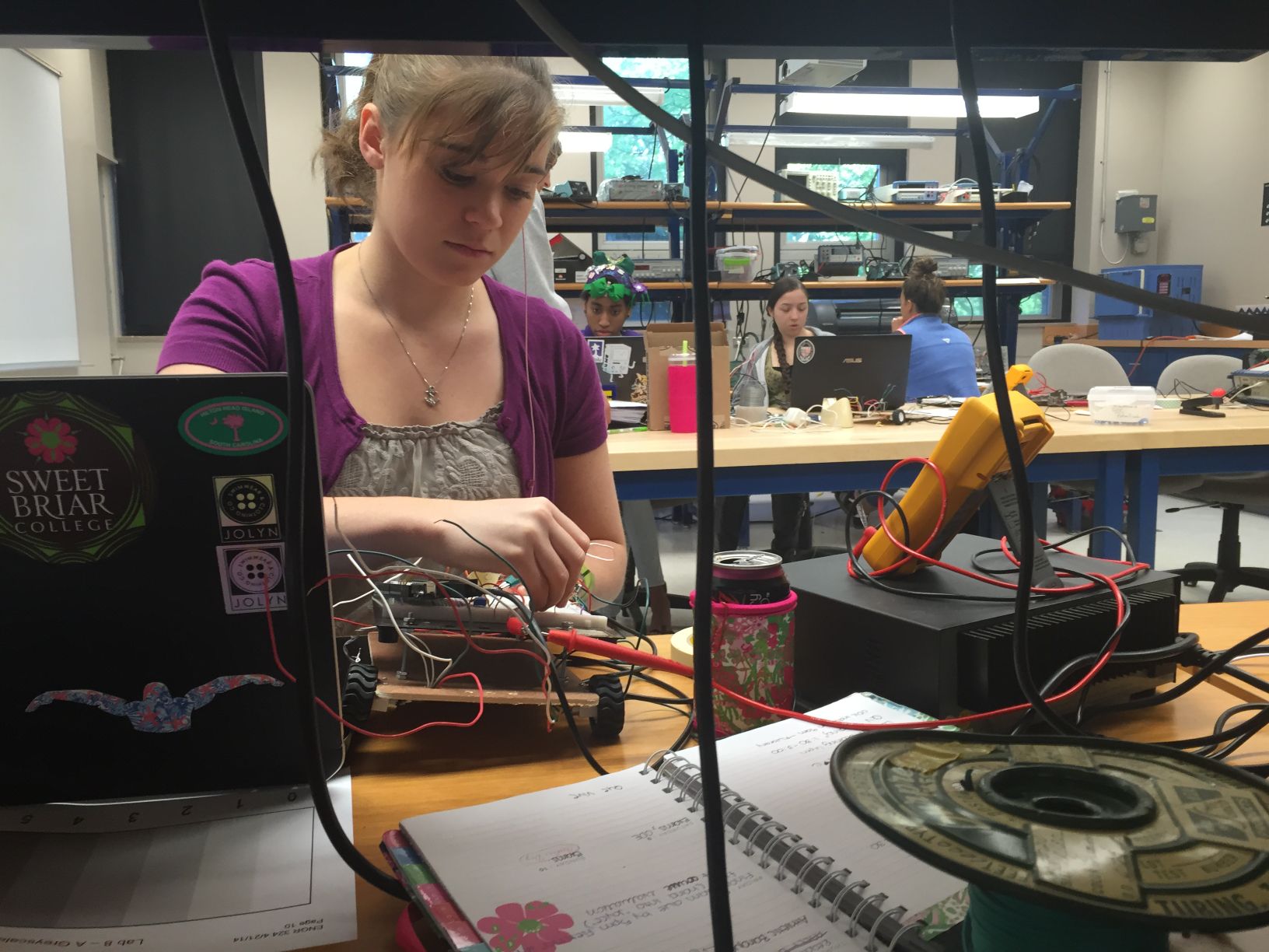 2015-04-30 Sweet Briar College engineering students figure out their next steps